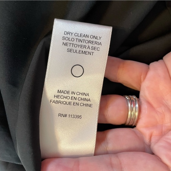 Aryn K Black Floral Silk Mini Dress Size Small - Picture 9 of 15